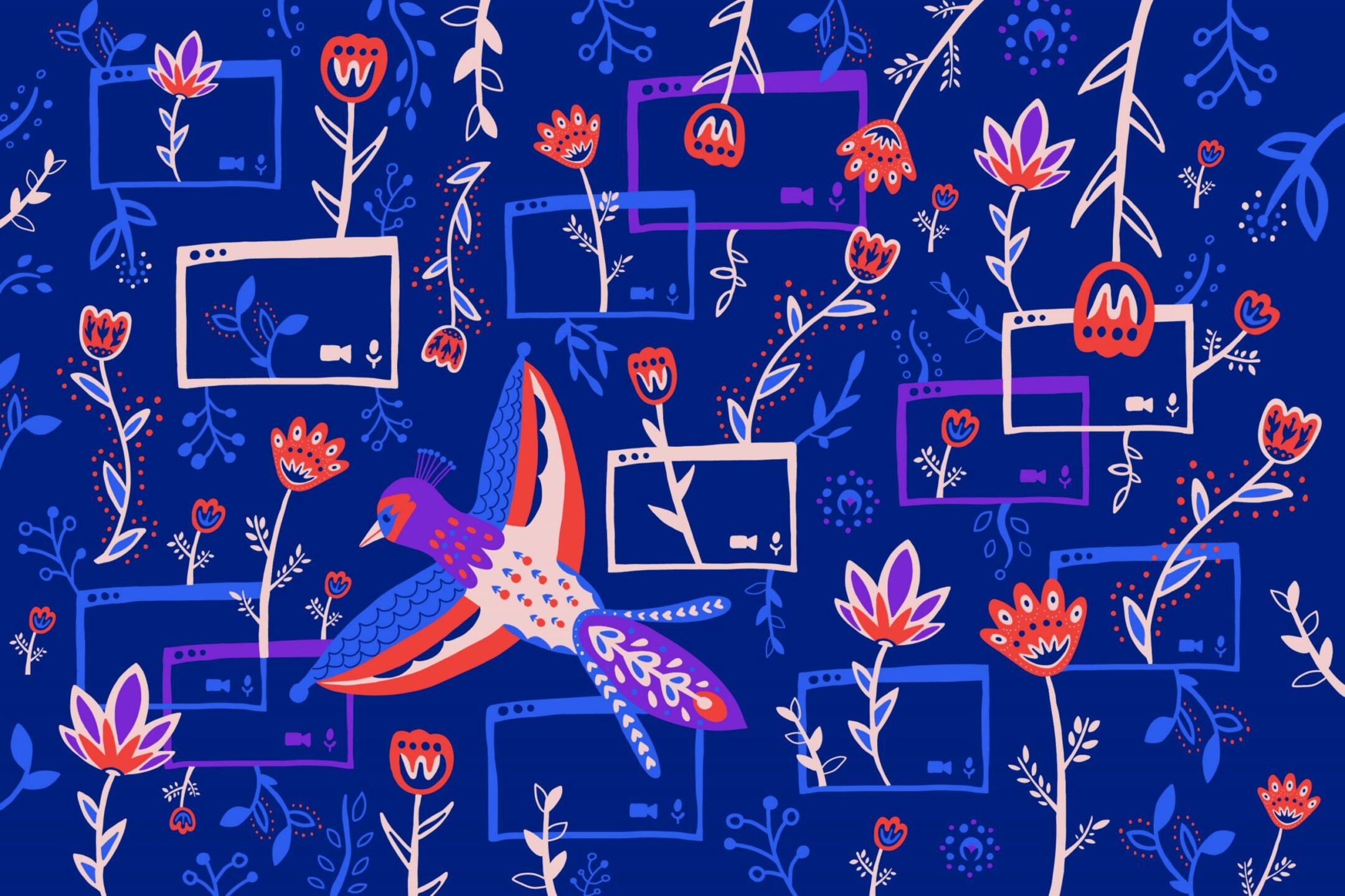 Pattern-flowers-and-screens